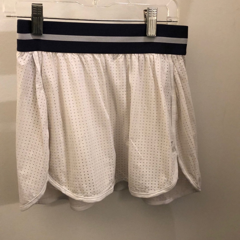 Splits 59 white and blue skirt, sz s, 71619